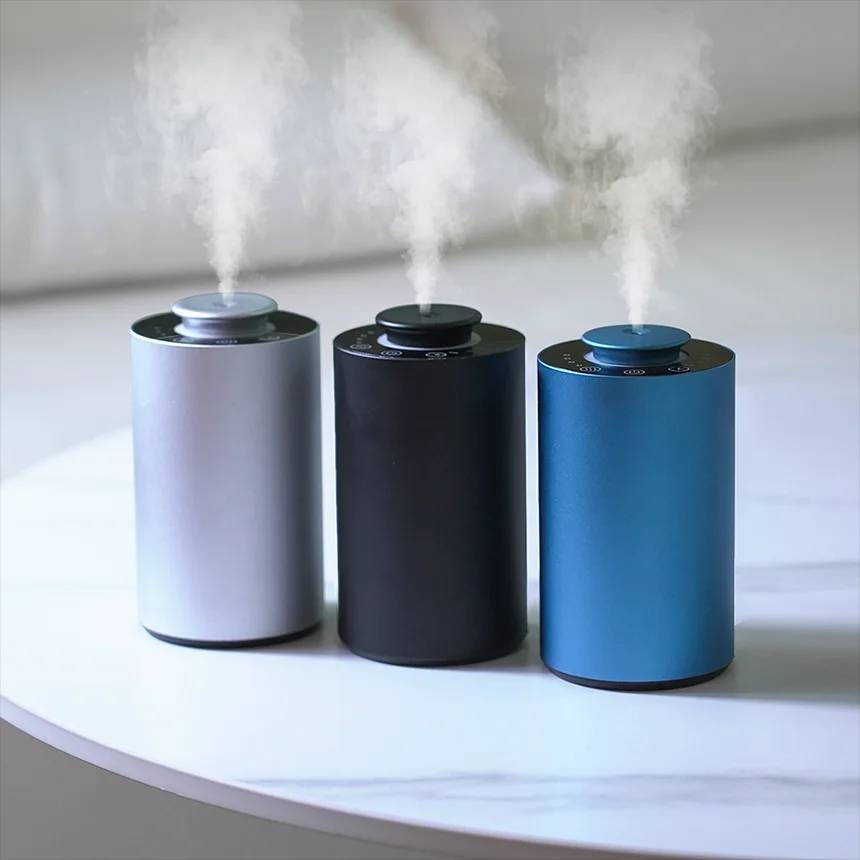 CNUS CAR ALU Car Aromatherapy Machine Aluminum Luxury Scent Diffuser 10ml Car Air Freshener Fragrance Oil Diffuser