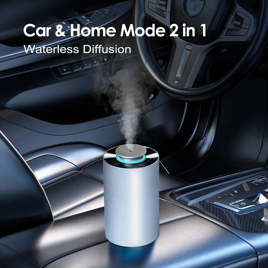 CNUS CAR ALU Automatic Car Air Freshener 30㎡ Coverage Scent Aromatherapy Diffuser Consumption 0.4 Ml/H